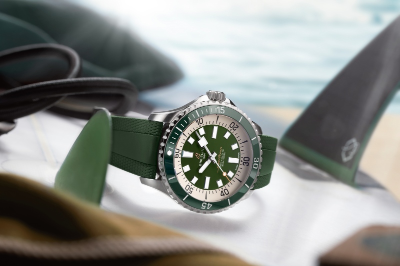 breitling superocean automatic 44 green - 全新 Breitling Superocean 霸气带来多款不同尺寸与配色