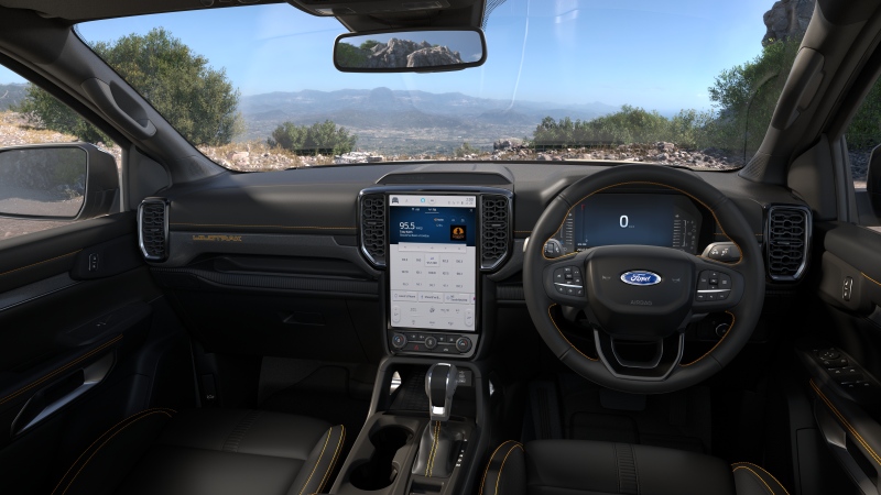 next generation Ranger wildtrak interior - 更智能、更强大的 next-generation Ranger！多方位越野皮卡车