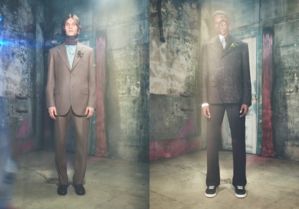 Louis Vuitton Fall in Love mens pre spring suit - Louis Vuitton “Fall in Love” 男士胶囊系列，70年代的音乐魅力