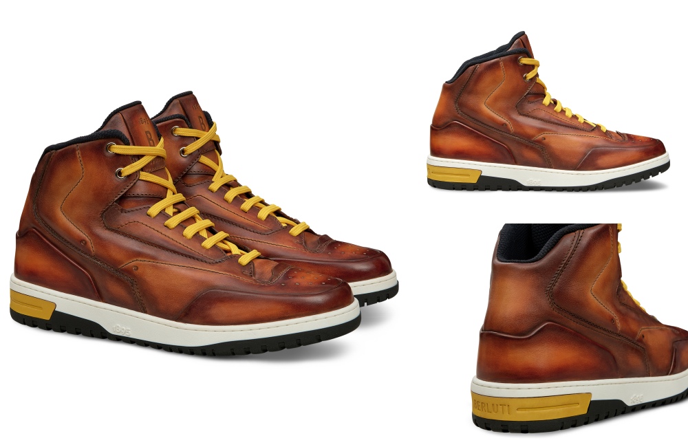 Berluti Playoff Sneakers brown - 融入精湛工艺的运动风格！全新 Berluti Playoff 运动鞋