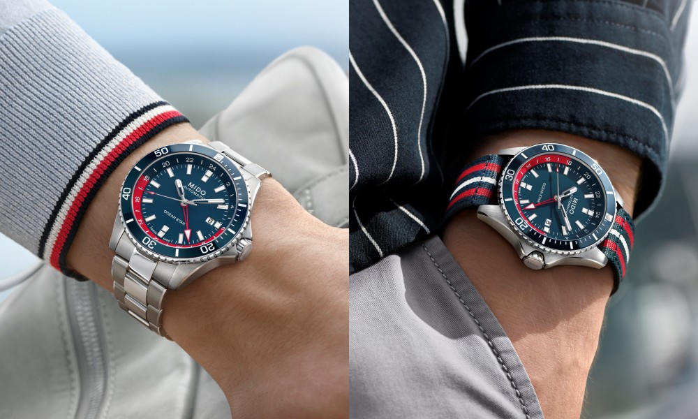 MIDO Ocean Star GMT model - 金秀贤最爱的3款 MIDO 腕表，动静皆宜！