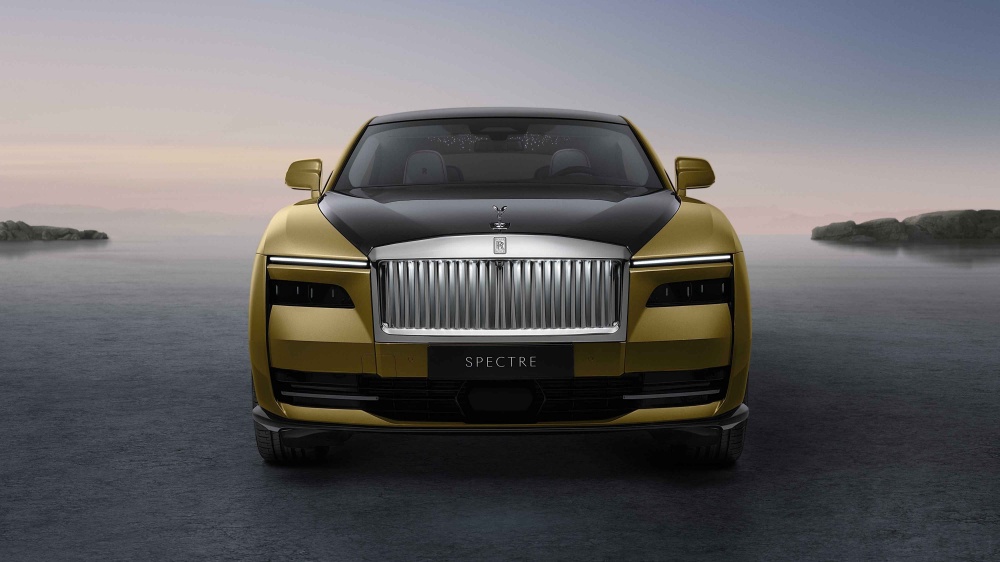 Rolls Royce Spectre face - Rolls-Royce 发布首款纯电动车！命名为 Spectre 闪灵