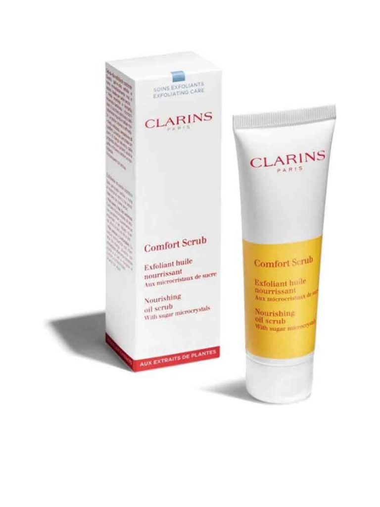 Clarins Comfort Scrub 768x1024 - 简单有效！男士护肤只需注意这4个重点
