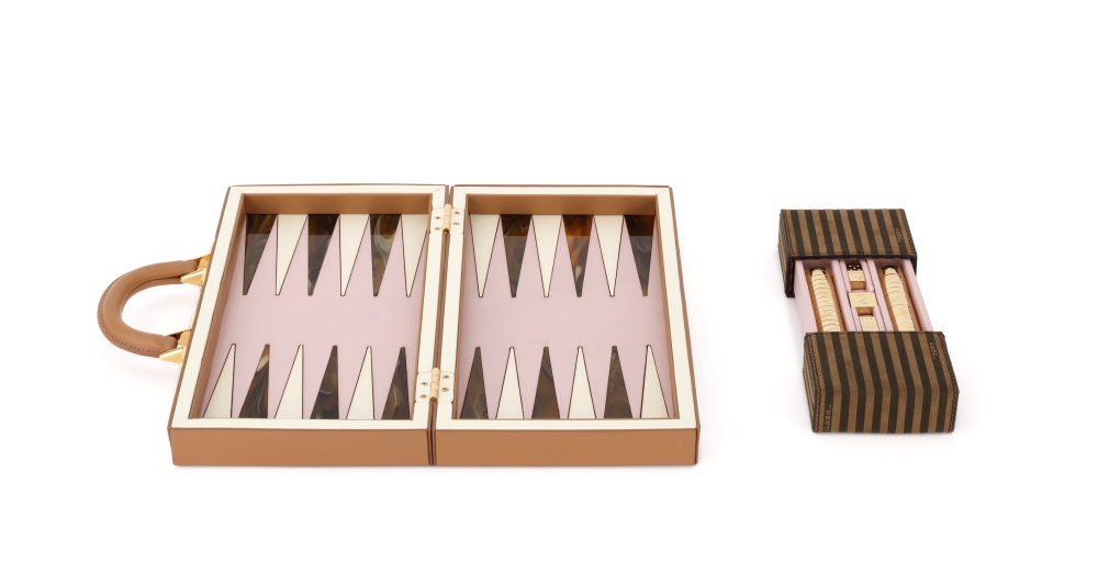 fendi Two tone nappa leather Backgammon Box - 买得到的品味！FENDI 首个家居装饰系列登场