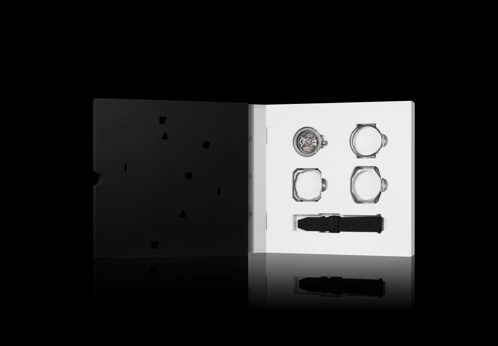 Packaging inside - 一芯三壳、可拆卸重组的机械腕表 CIGA Design Series M Magician