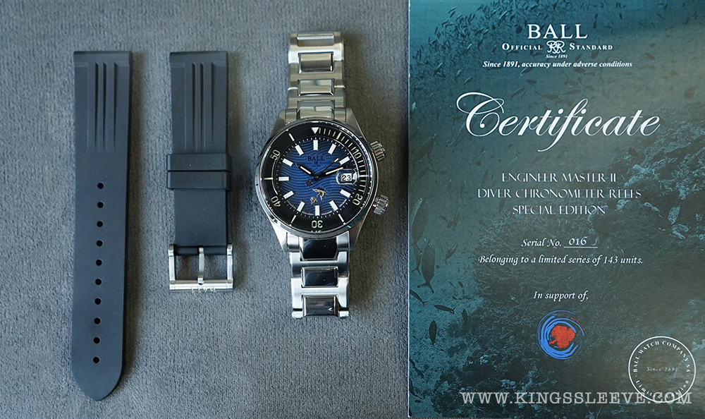 kingssleeve BALL ENGINEER MASTER II DIVER CHRONOMETER REEFS SPECIAL EDITION 0 - [K's Review] 特别限量版潜水表：BALL Engineer Master II Diver Chronometer REEFS
