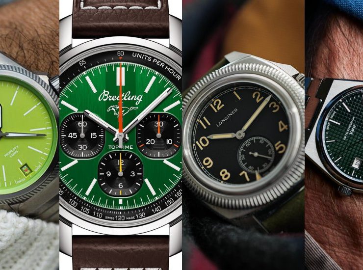 Watches in Green opening 740x550 - 绿意盎然｜细数 4 款 Breitling、Oris 及 Longines 腕表