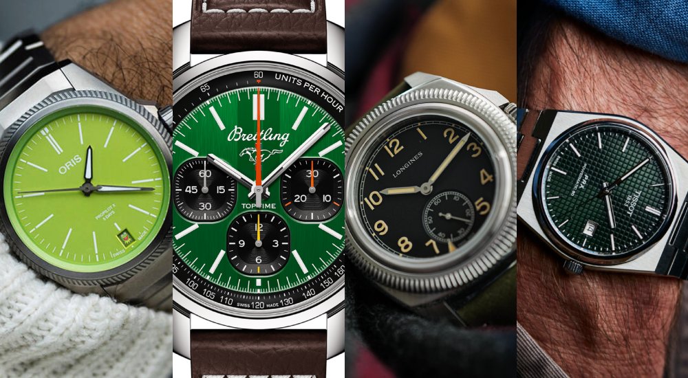 Watches in Green opening - 绿意盎然｜细数 4 款 Breitling、Oris 及 Longines 腕表