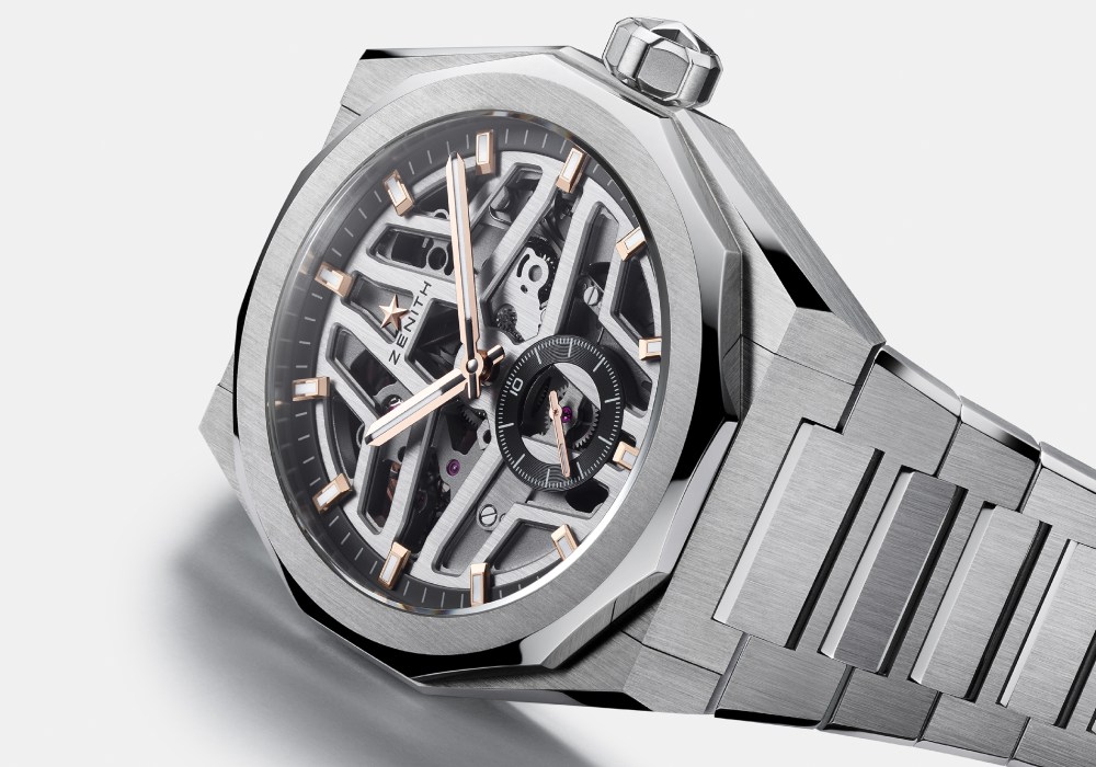 ZENITH LAUNCHES NEW DEFY SKYLINE SKELETON BOUTIQUE EDITION WITH TOUCHES OF GLEAMING GOLD opening - ZENITH DEFY SKYLINE SKELETON 绽放璀璨之光