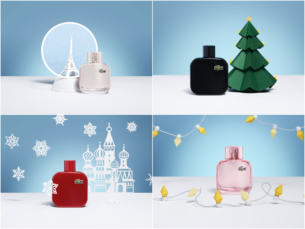 eau de lacoste collection cover - Have a Merry, Fragrant Christmas from Lacoste