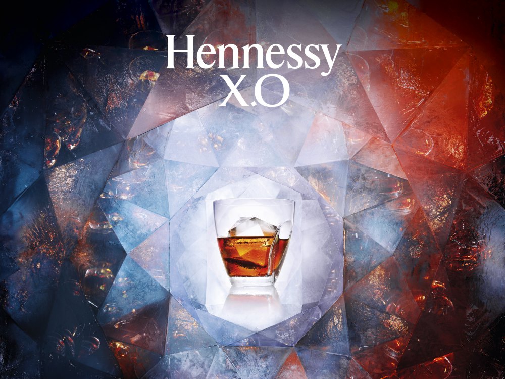 hennessy XO MASTER ICE BIG - Hennessy X.O & Ice Frozen Feel Sublimates the Essence of Cognac
