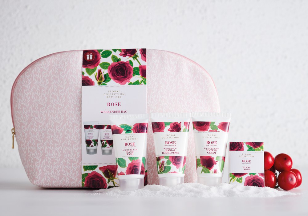 ms xmas gift guide 2016 Floral Collection Rose Weekender - Exciting Christmas Gifts from Marks&Spencer