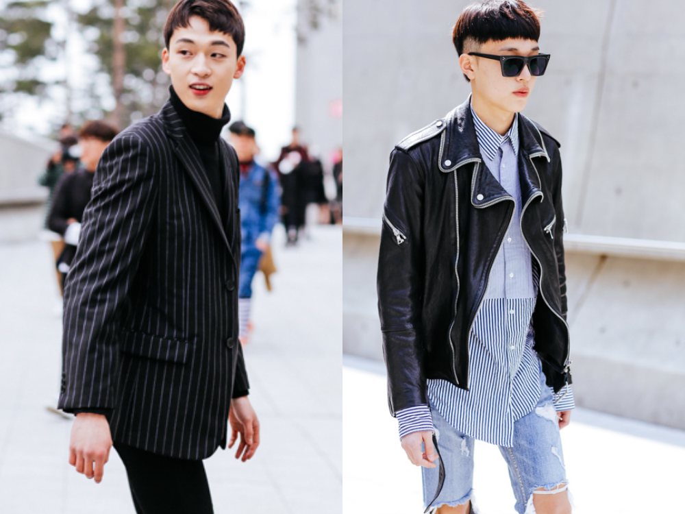 seoul fashion week fall winter 2017 men style 18 - 秋冬吹起什么时尚风，走一趟首尔街头瞧瞧！