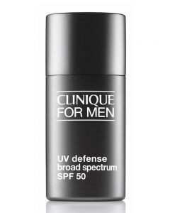 men skin care sunscreen face lotion spt uv defense clinique UV defense spf 50  240x300 - 肌肤抗老，少不了防晒步骤！