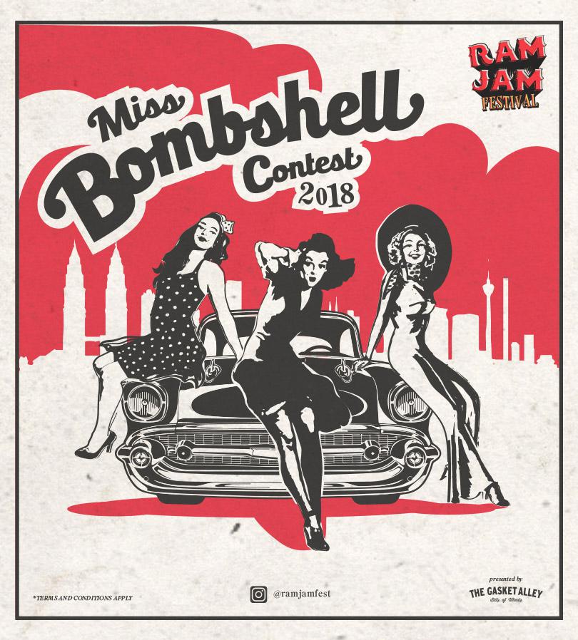 Miss Bombshell Contest 2018 - Ram Jam Festival 周日的文化艺术活动！