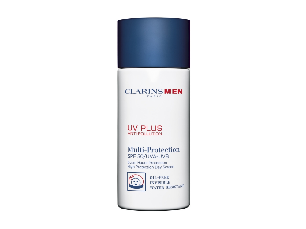 clarins men UV plus anti pollution SPF50 1 - 为肌肤健康着想，没有不防晒的理由！
