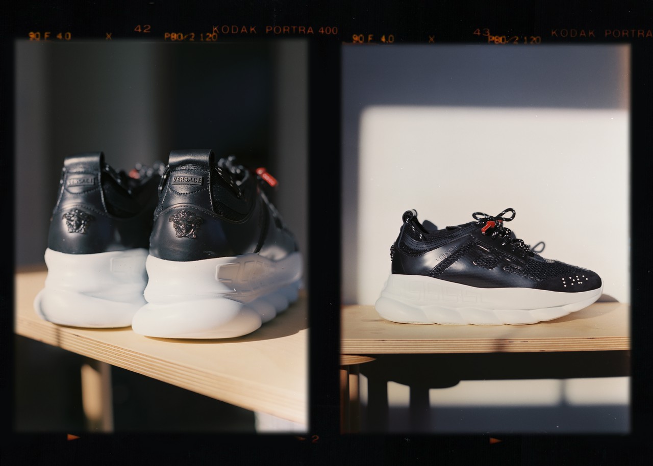 versace chain reaction sneakers black - Air Jordan Retro 系列一口气曝光16款新鞋！