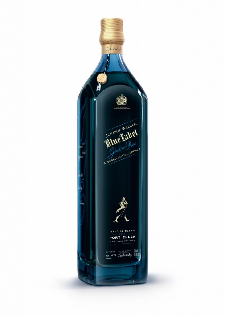 Johnnie Walker Blue Lable Ghost Rare Port Ellen Bottle 731x1024 - 细品封存的昔日酒香：Johnnie Walker 蓝带混调威士忌