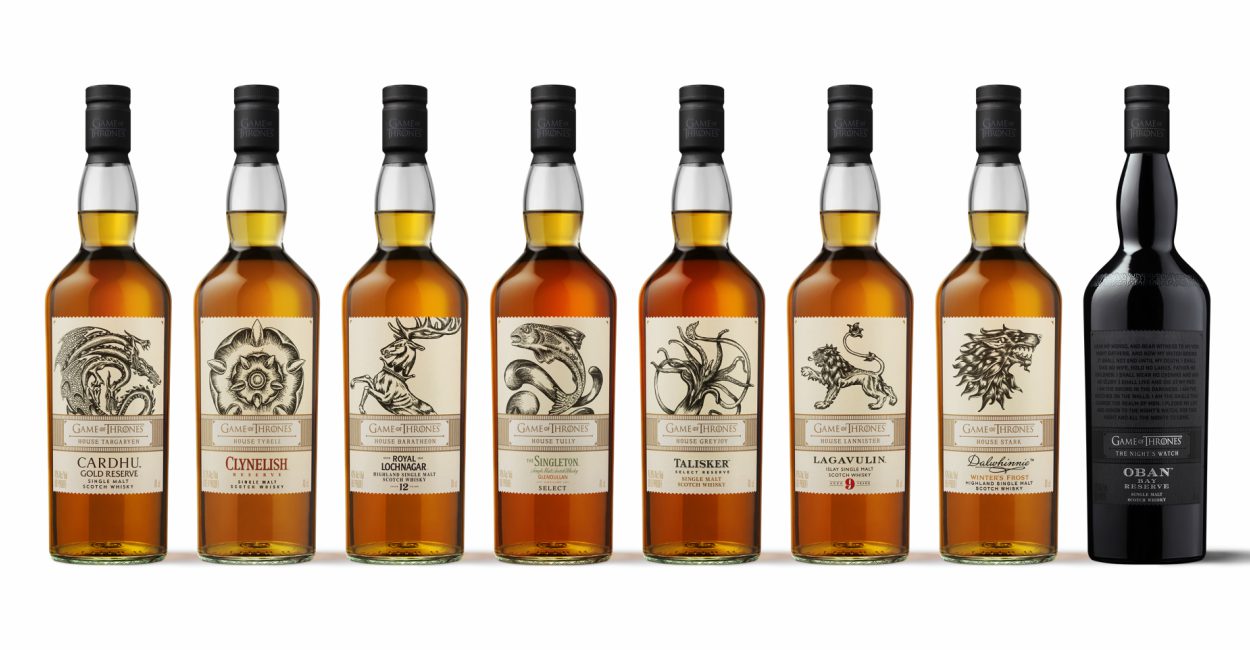 Diageo Single Malt Scotch Whisky Collection cover 1 - 与 GOT 欢庆结局篇：Diageo 推出8款限量版单一威士忌