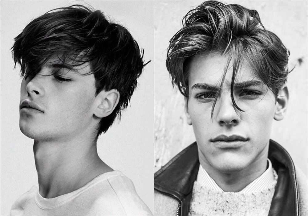 messy medium length hairstyle for men - Styles