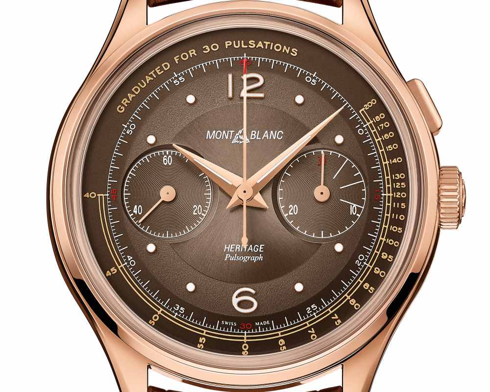 Montblanc Heritage Timepieces Pulsograph 002 - 无从挑剔的复古美学：Montblanc Heritage 系列腕表