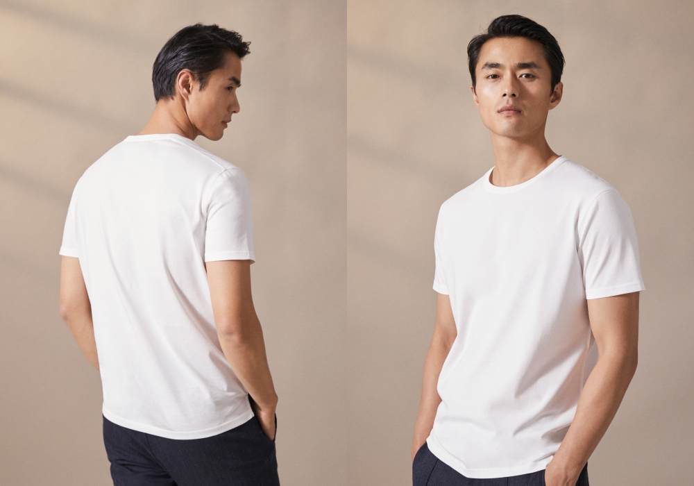 Massimo Dutti Short Sleeve Cotton T Shirt RM169 - 白Tee也有级别之分；编辑推荐这14件