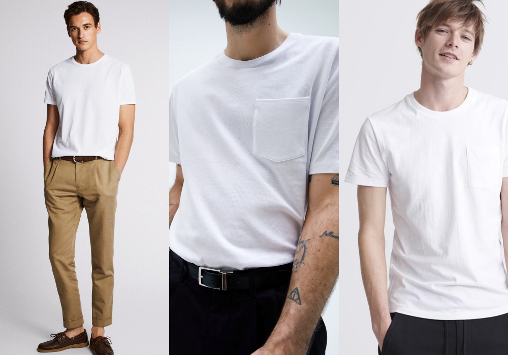 best white t shirt for malaysia guys - 白Tee也有级别之分；编辑推荐这14件