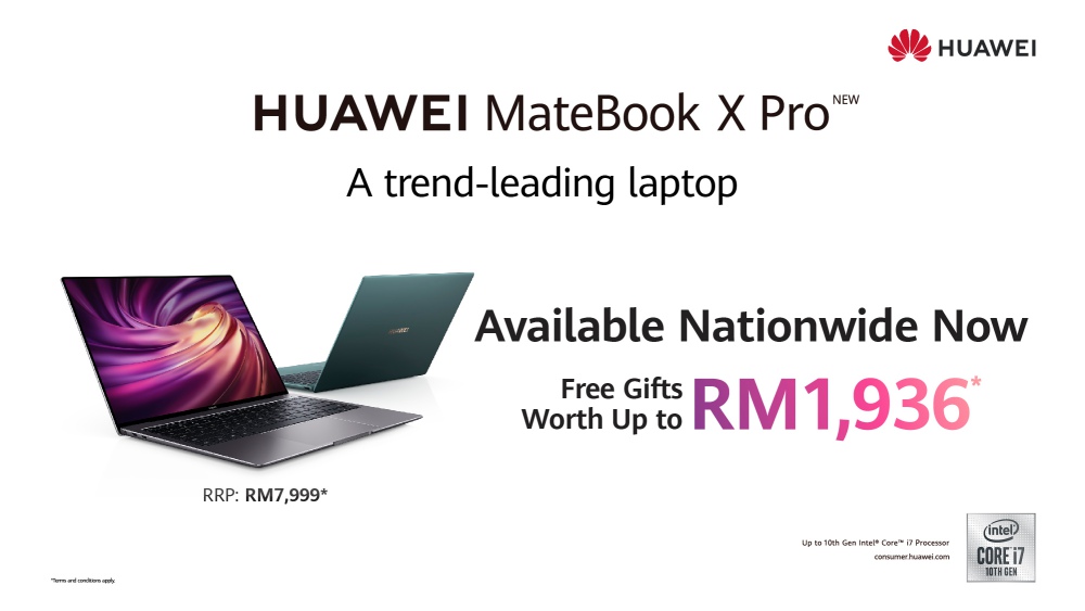 Huawei MateBook X Pro 001 - 远距工作良伴! HUAWEI 四款全新笔电正式发售