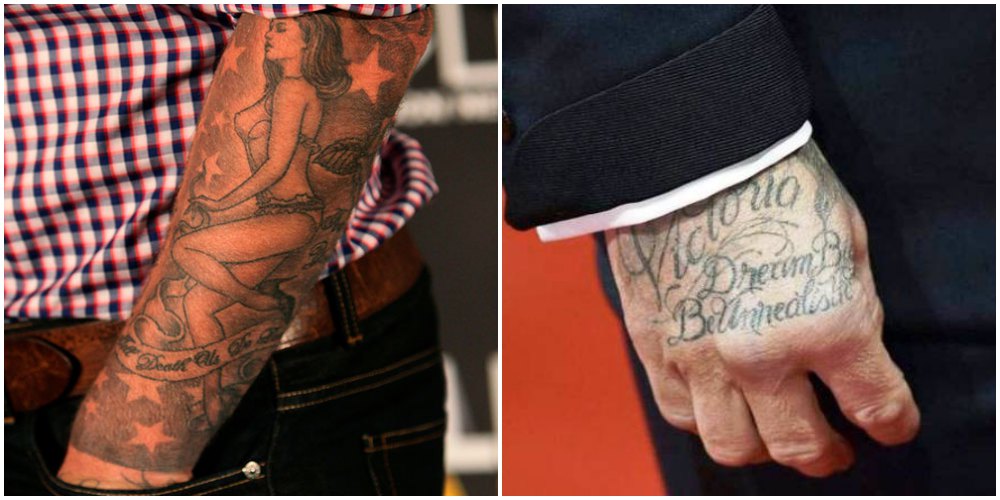 David Beckham Tattoos 002 - 揭秘万人迷 David Beckham 纹身背后的故事