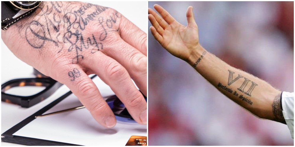 David Beckham Tattoos 006 - 揭秘万人迷 David Beckham 纹身背后的故事
