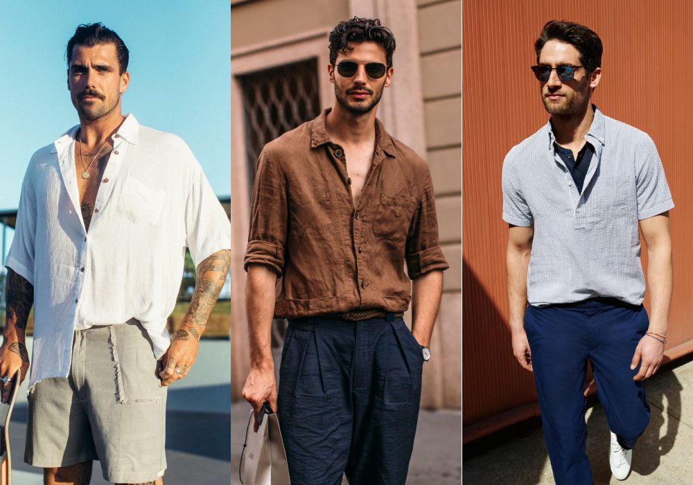 mens linen fashion style - Styles