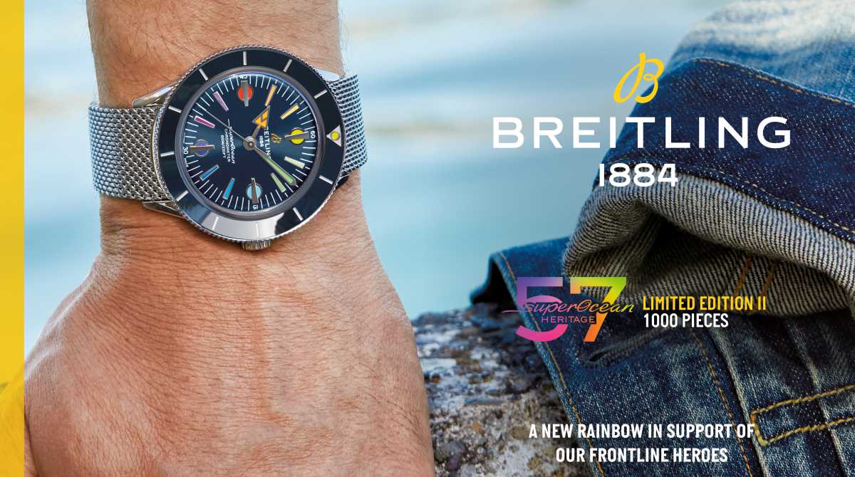 superocean heritage 57 001 - Breitling Superocean Heritage '57 彩虹腕表 - 用色彩点亮希望