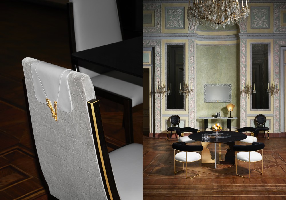 Versace Home 2020 Medusa Carezza Collection dinning table - Versace Home 奢华家居 品味从家开始