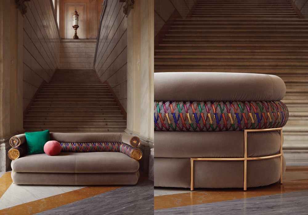Versace Home 2020 Medusa Carezza Collection sofa - Versace Home 奢华家居 品味从家开始