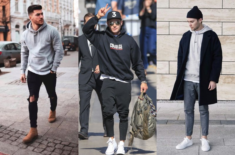 how to wear hoodie in style layering - 连帽衫怎么搭才时尚？