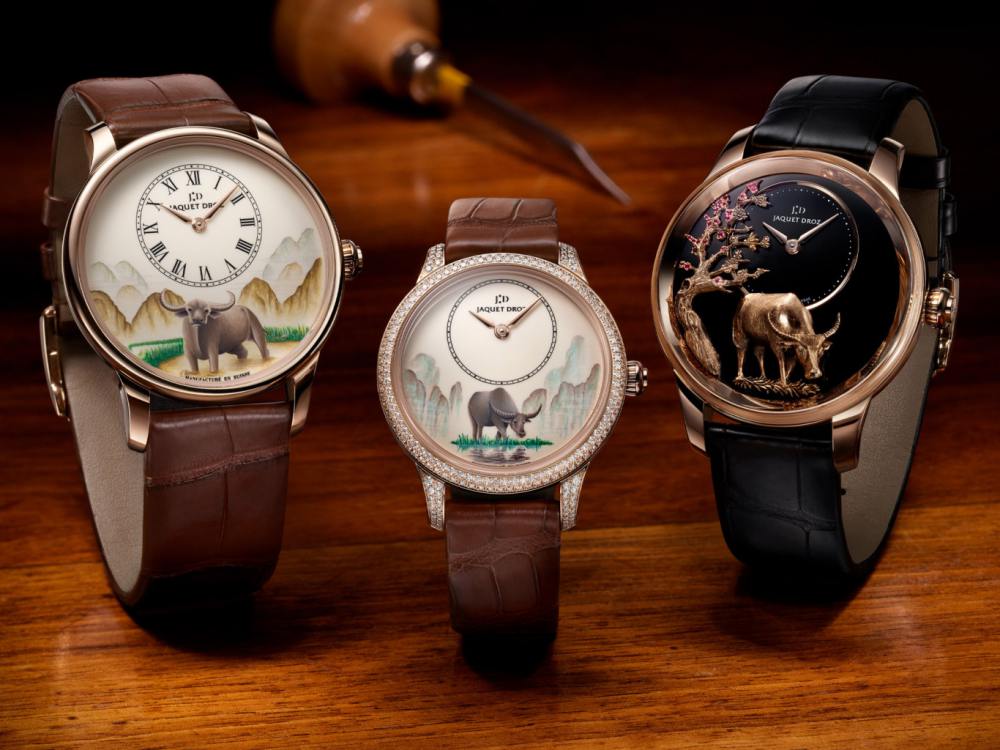 limited edition watches celebrates year of ox jaquet droz - 金牛来报到，8款牛年生肖腕表