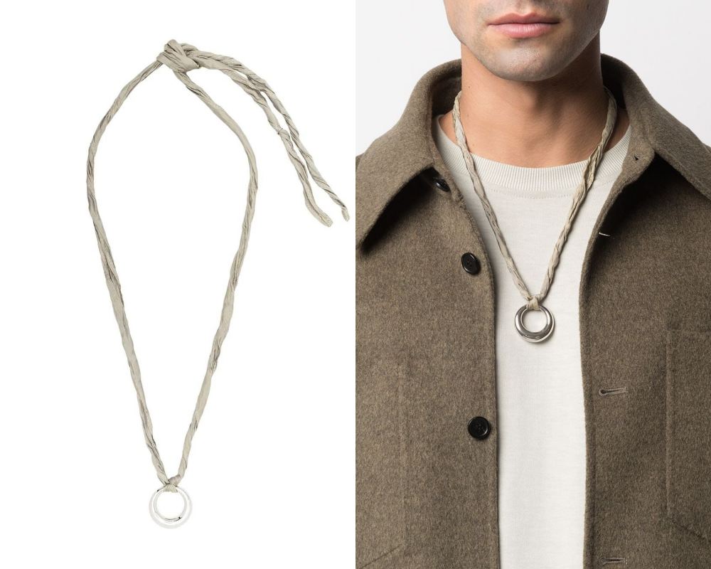 mens fashion jewellery accessories necklace jilsander - 品味就在举手投足间；型男必备时尚饰品