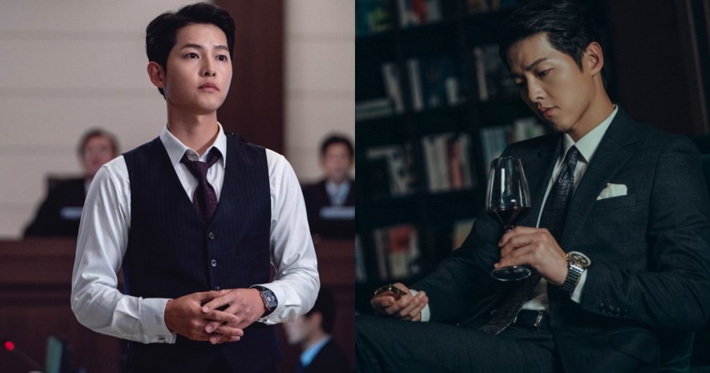 song joongki watch collectio in vincenzo 1024x538 - Watches