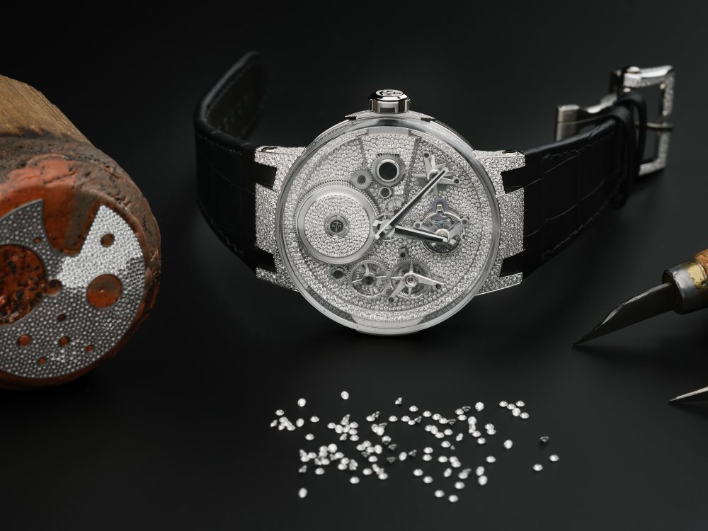 ulysse nardin sparkling free wheel 002 - 全球限量8枚：Ulysse Nardin 自由之轮璨光腕表