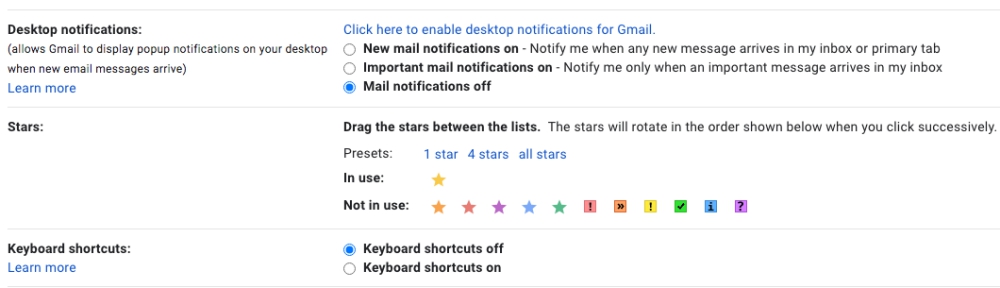 5 gmail hacks to have full control of your mailbox stars function - 全权掌控你的邮件箱！5个超实用Gmail小妙招