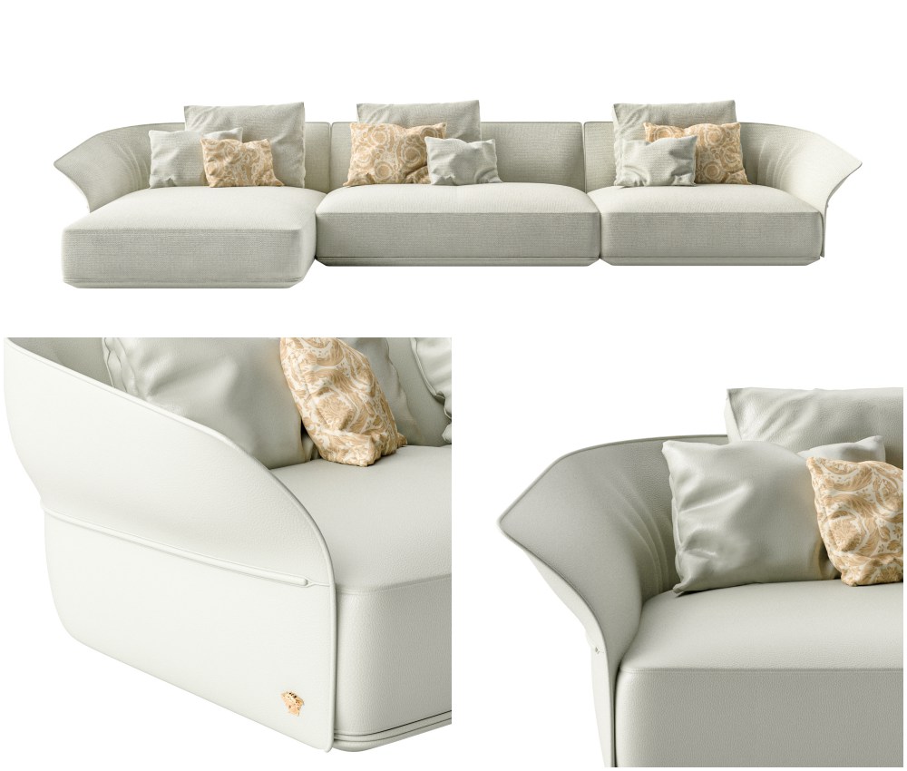 versace home furniture 2021 goddess sofa 002 - 率先欣赏 Versace Home 2021 全新创意视野