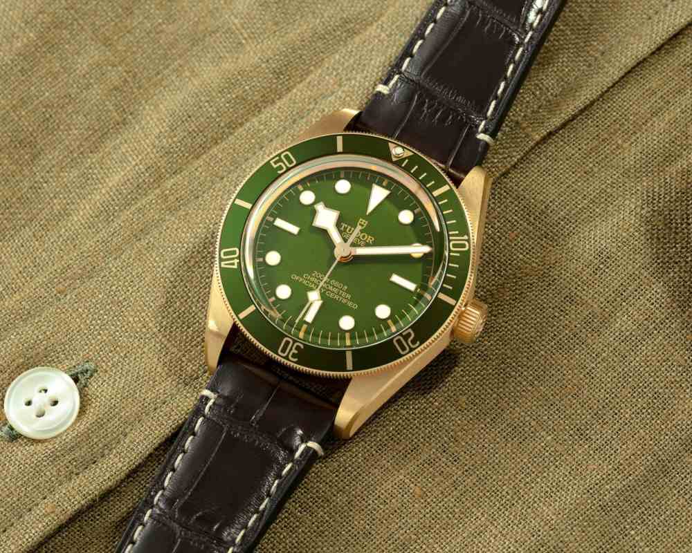 watches wonders 2021 green is the new watch trend tudor black bay fifty eight 18k green - Watches & Wonders 2021｜年度表坛流行色