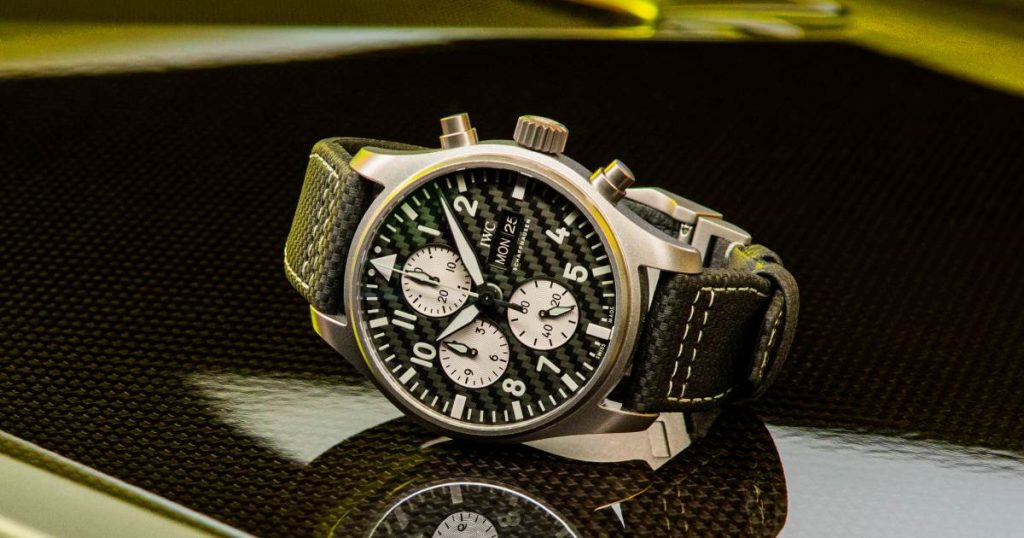 iwc x mercedes amg pilots watch chronograph amg titanium 007 1024x538 - Watches