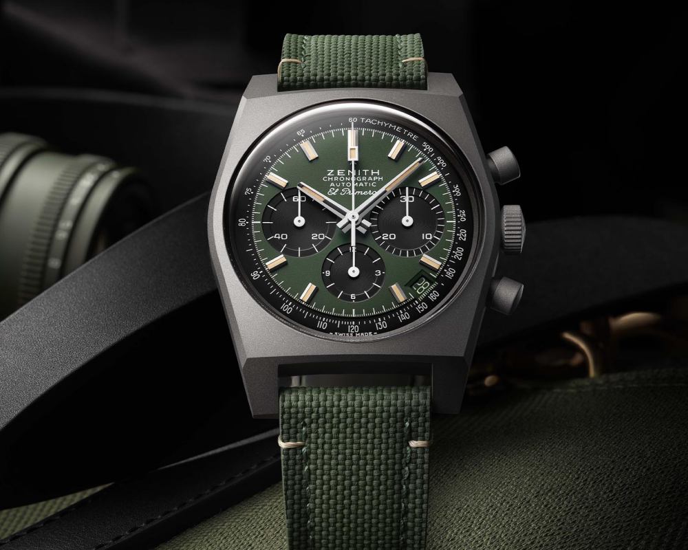best green dial watches for every budget zenith chronoaster safari - 新手、资深玩家皆可入手！各预算内值得一看的 12款绿面腕表