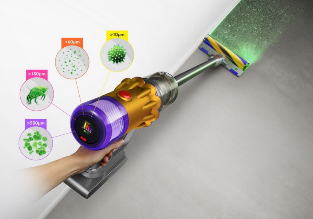 dust analysis of dyson vacuum cleaner - 吸尘机再创新！Dyson 推出首款智能激光吸尘机