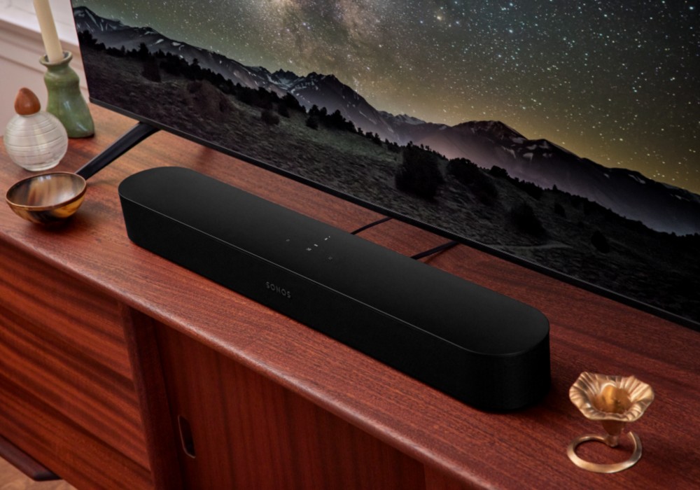 beam credenza black - Sonos Beam 新代，Dolby Atmos 技术让你打造自己的居家影院！