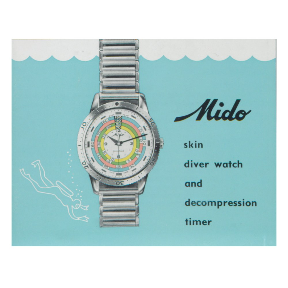 3.4. decompression timer ad 1961 - MIDO OCEAN STAR “彩虹圈”复刻限量款腕表，再现别具一格的复古魅力！