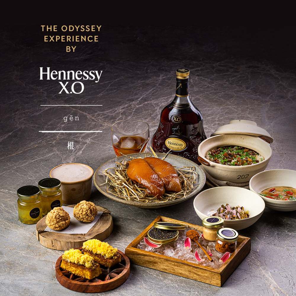 Restaurant Gen - 搭配 HENNESSY X.O 品尝一顿 Odyssey 套餐，让你尽情沉浸在美食和美酒中！
