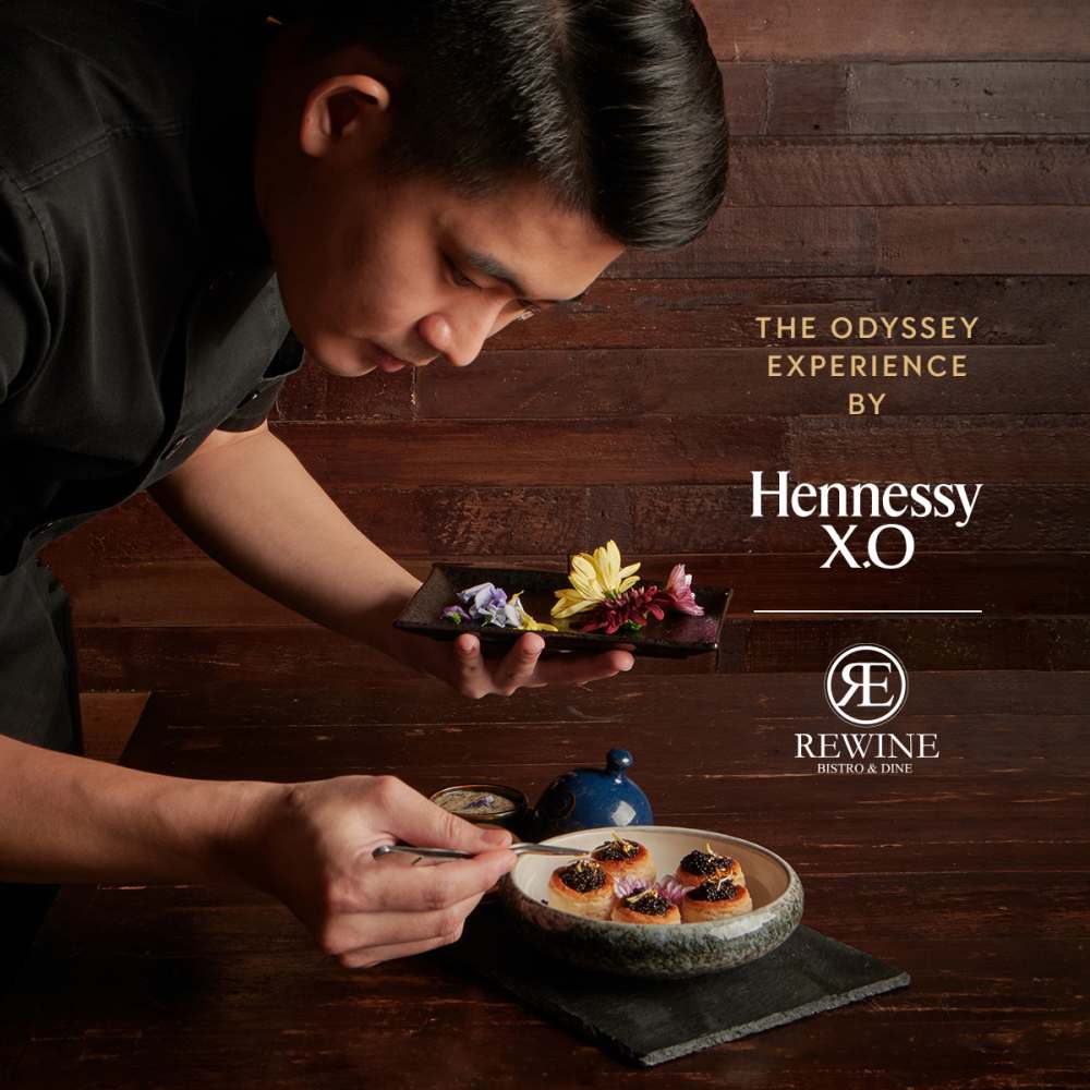 Rewine - 搭配 HENNESSY X.O 品尝一顿 Odyssey 套餐，让你尽情沉浸在美食和美酒中！
