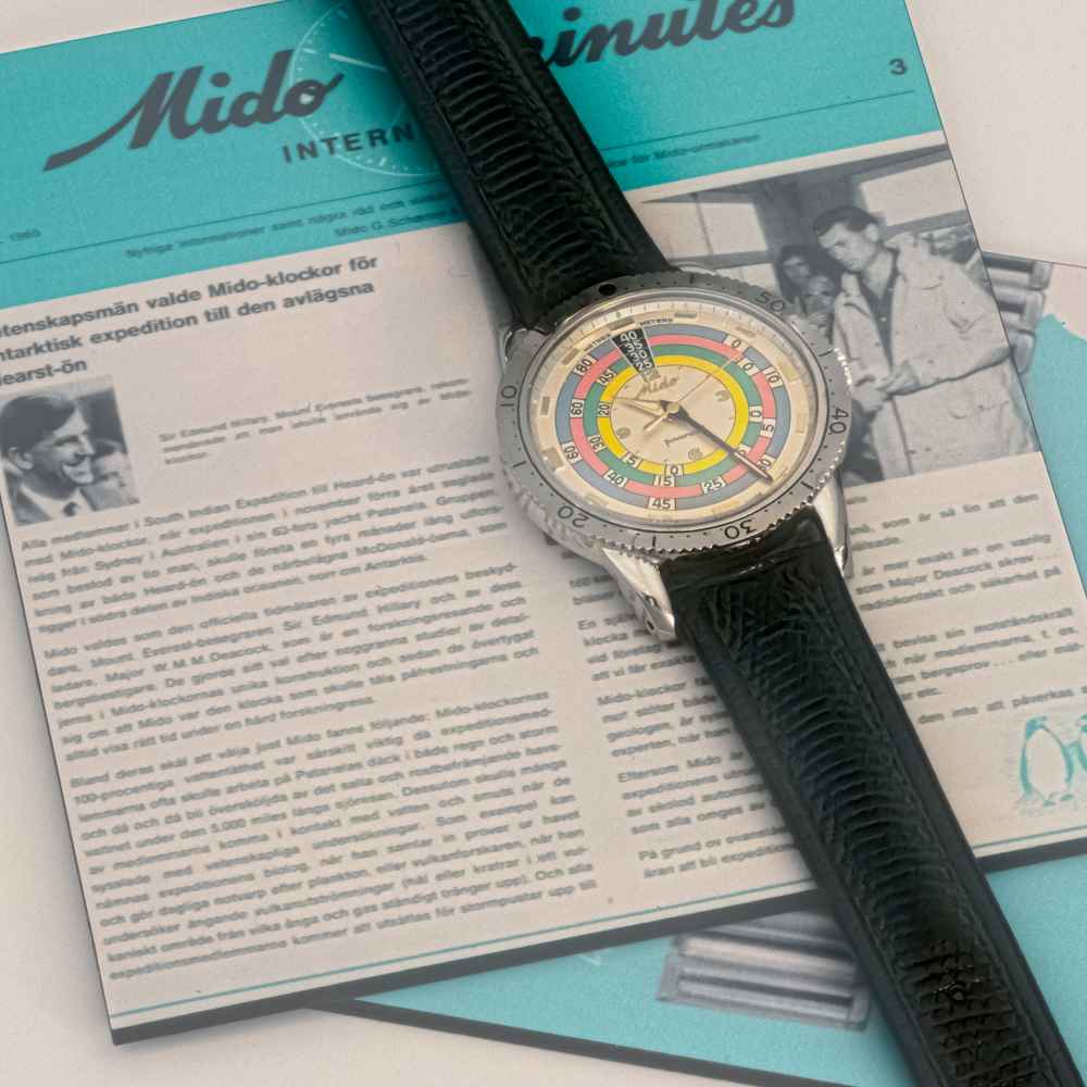 mood decompression timer 395 - MIDO OCEAN STAR “彩虹圈”复刻限量款腕表，再现别具一格的复古魅力！